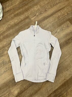 lululemon athletica light lavender full-zip define jacket